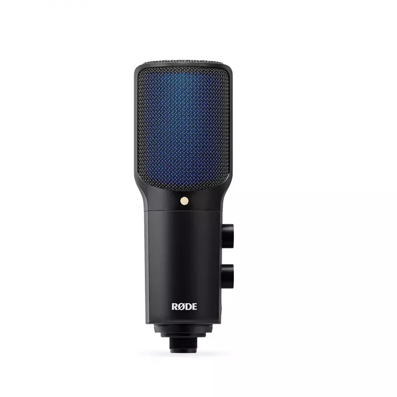 Kondensaatormikrofon USB PC-le RØDE NT-USB+ — kardioid, 24-bit/48 kHz, 20–20000 Hz, 3,5 mm kõrvaklappide väljund, USB-C, must