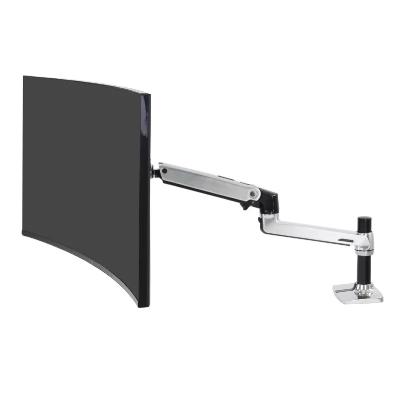 Ergotron LX lauale kinnitatav monitorihoidik, poleeritud alumiinium