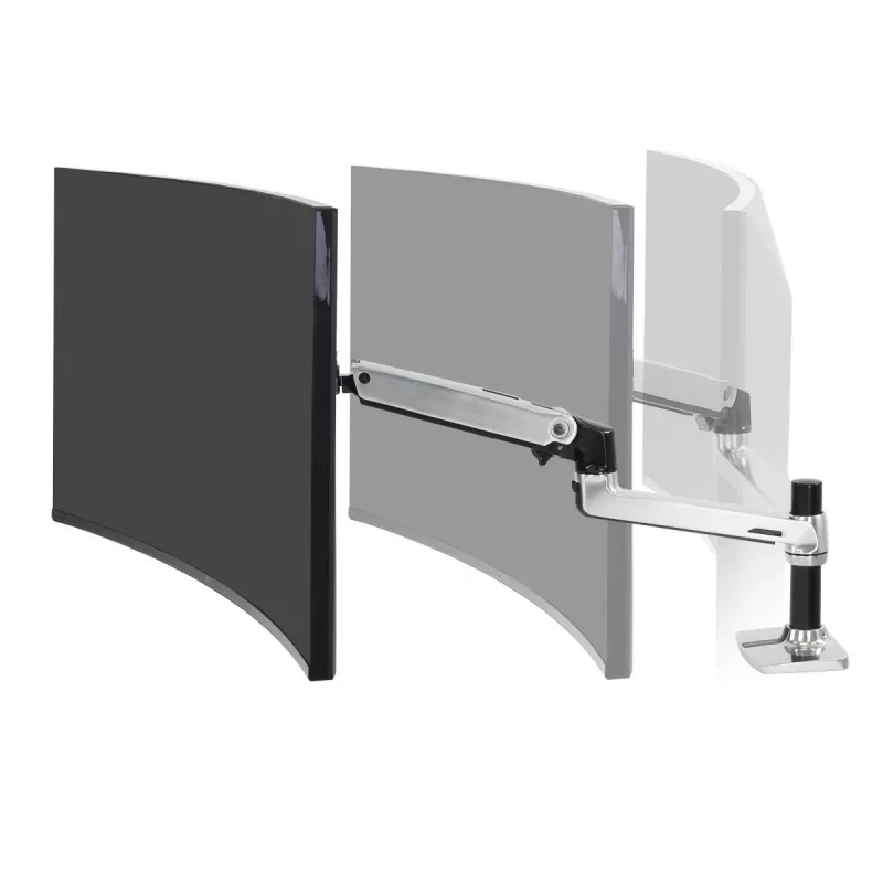 Ergotron LX lauale kinnitatav monitorihoidik, poleeritud alumiinium