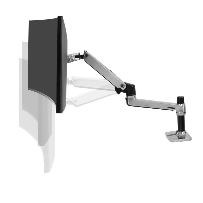 Ergotron LX lauale kinnitatav monitorihoidik, poleeritud alumiinium