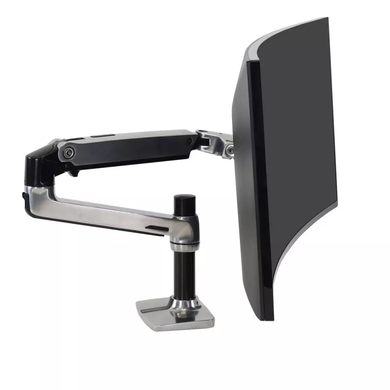 Ergotron LX lauale kinnitatav monitorihoidik, poleeritud alumiinium