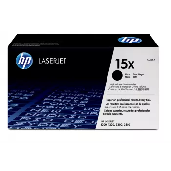 HP 15X suure saagikusega must originaal LaserJet toonerikassett, 3500 lehekülge, must, 1 tk