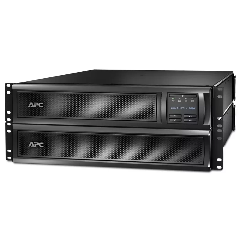 APC Smart-UPS X SMX3000RMHV2U - 3000VA, 8x C13, 1x C19 pistikupesa, USB, laiendatav tööaeg