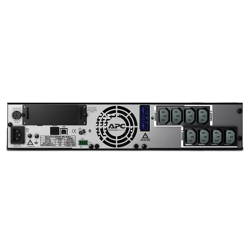 APC Smart-UPS X SMX1500RMI2U - 1500VA, 8x C13 väljund, USB, pikendatav tööaeg
