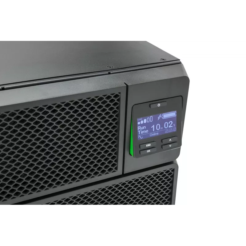 APC Smart-UPS On-Line SRT5KRMXLI - 5000VA, 6x C13, 4x C19 väljund, riiulipaigaldus, sisseehitatud NMC
