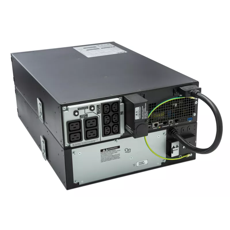 APC Smart-UPS On-Line SRT5KRMXLI - 5000VA, 6x C13, 4x C19 väljund, riiulipaigaldus, sisseehitatud NMC