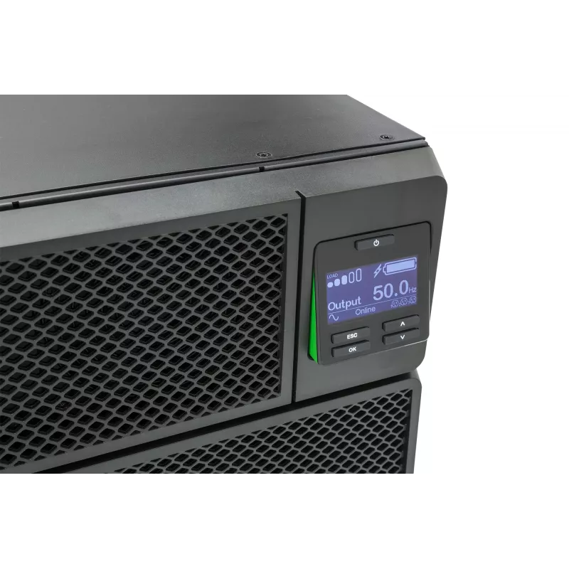 APC Smart-UPS On-Line SRT5KRMXLI - 5000VA, 6x C13, 4x C19 väljund, riiulipaigaldus, sisseehitatud NMC