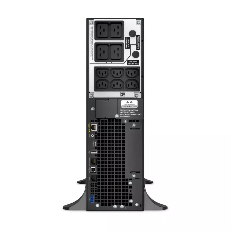 APC Smart-UPS On-Line, 5kVA, torn, 230V, 6x C13+4x C19 IEC pistikupesa, võrgukaart+SmartSlot, pikendatud tööaeg, ilma siinikomplektita