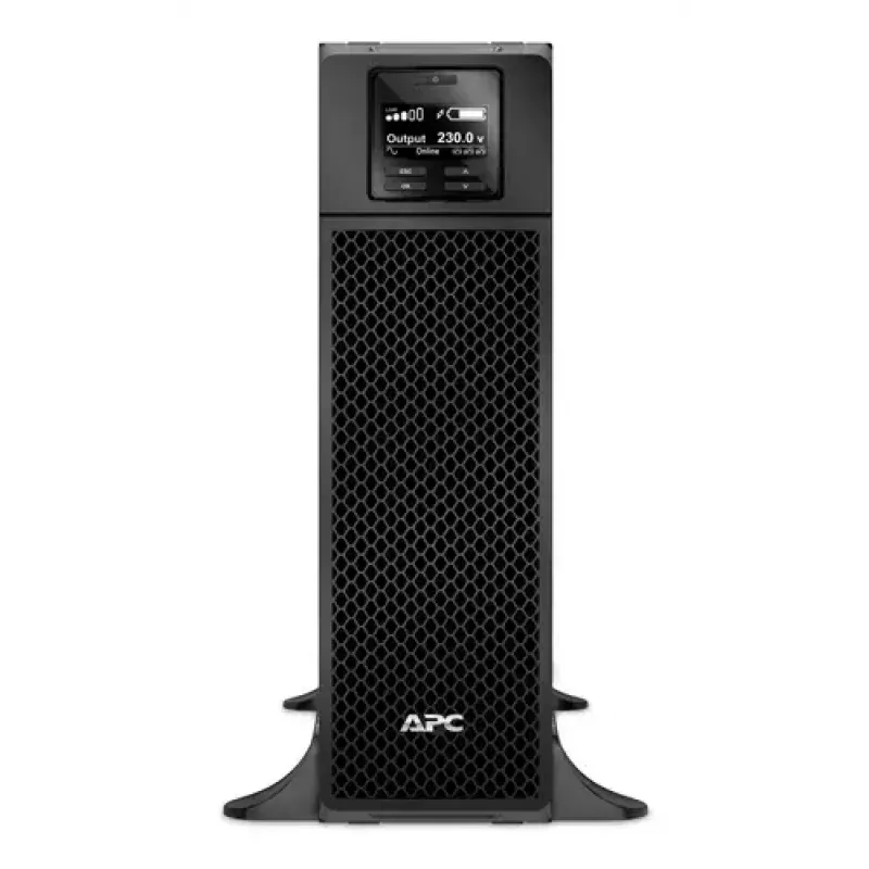 APC Smart-UPS On-Line, 5kVA, torn, 230V, 6x C13+4x C19 IEC pistikupesa, võrgukaart+SmartSlot, pikendatud tööaeg, ilma siinikomplektita