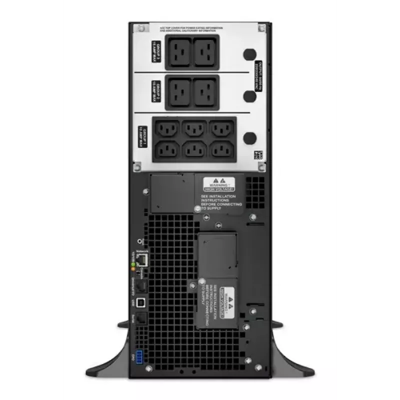 APC Smart-UPS On-Line, 6kVA/6kW, torn, 230V, 6x C13+4x C19 IEC-pistikupesa, võrgukaart+SmartSlot, pikendatud tööaeg, ilma siinikomplektita