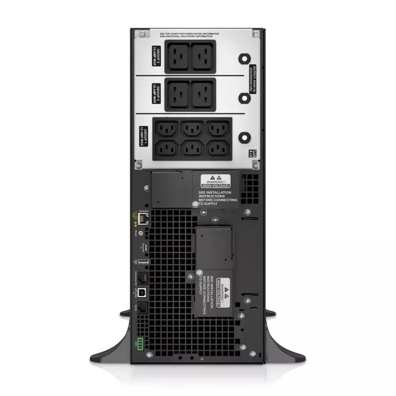 APC Smart-UPS On-Line, 6kVA/6kW, torn, 230V, 6x C13+4x C19 IEC-pistikupesa, võrgukaart+SmartSlot, pikendatud tööaeg, ilma siinikomplektita