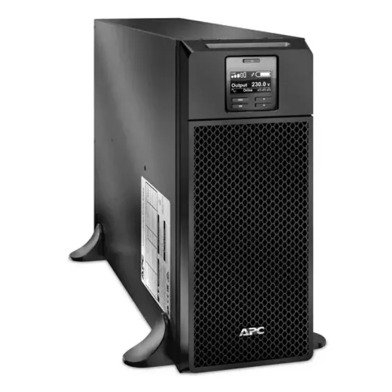 APC Smart-UPS On-Line, 6kVA/6kW, torn, 230V, 6x C13+4x C19 IEC-pistikupesa, võrgukaart+SmartSlot, pikendatud tööaeg, ilma siinikomplektita