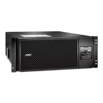 APC Smart-UPS On-Line SRT6KRMXLI - 6kW/VA, 6x C13 + 4x C19 + juhtmega 1-faasiline väljund, riiulisse paigaldatav, sisseehitatud NMC