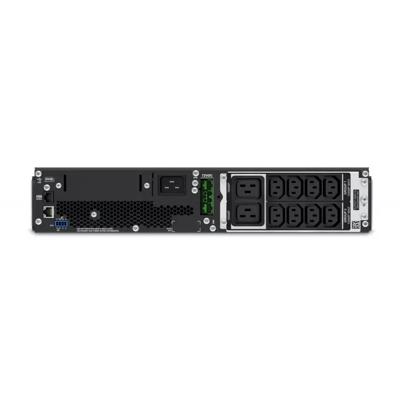 APC Smart-UPS On-Line SRT2200RMXLI - 2200VA, 8x C13 ja 2x C19, riiulipaigaldus