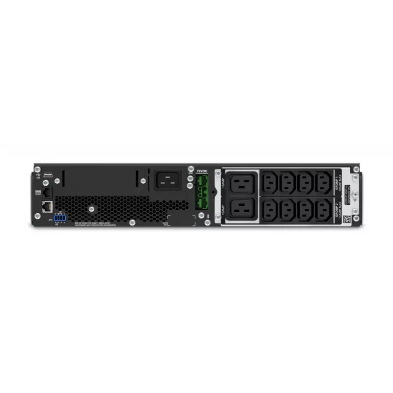 APC Smart-UPS On-Line SRT3000RMXLI - 3000VA, 8x C13 ja 2x C19, riiulipaigaldus