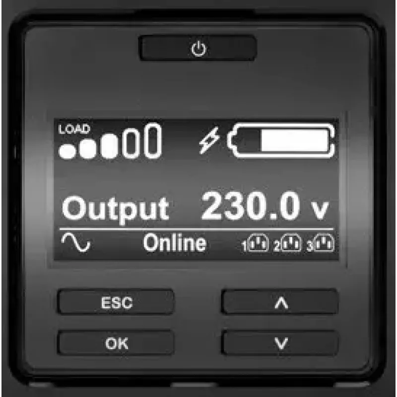 APC Smart-UPS On-Line SRT3000XLI - 3000VA, 8x C13 ja 2x C19, torn