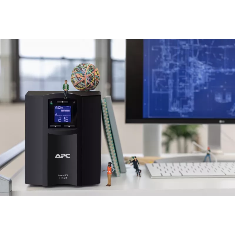 APC Smart-UPS SMC1500IC - 8x C13, USB, SmartConnect, 1500VA, Line-Interactive, 1.5 kVA, 900 W, siinus, 170 V, 300 V