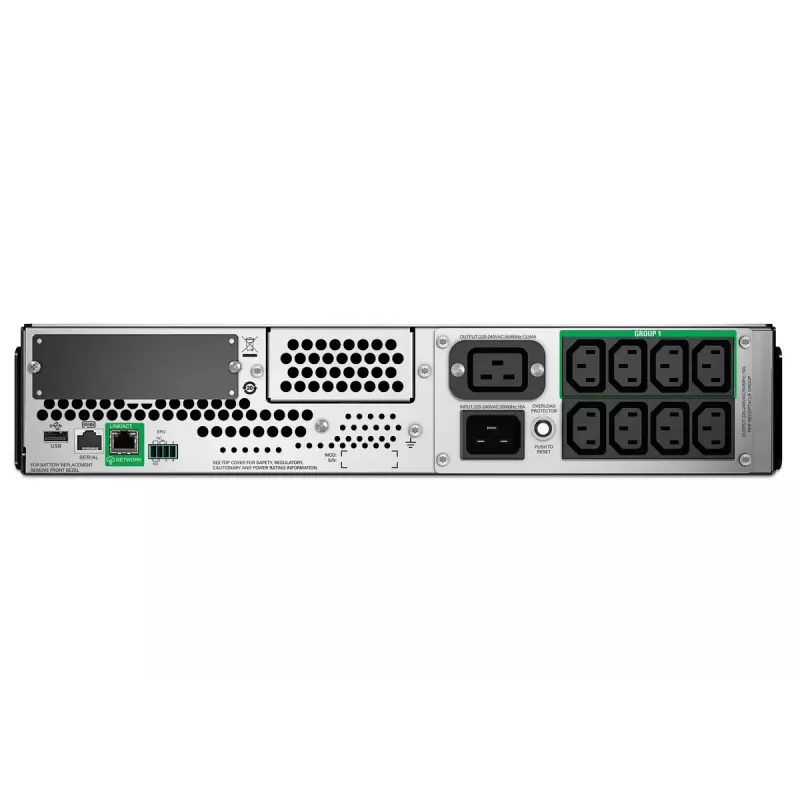 APC Smart-UPS SMT2200RMI2UC - 8x C13, 1x C19, USB, Rackmount 2U, SmartConnect, 2200VA