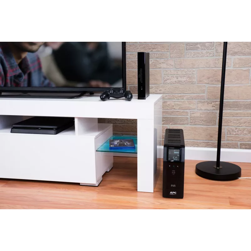 APC Back-UPS Pro, 1200VA/720W, Torn, 230V, 8x IEC C13 pistikupesa, Siinuslaine, AVR, USB Type A + C pordid, LCD, Kasutaja vahetatav aku
