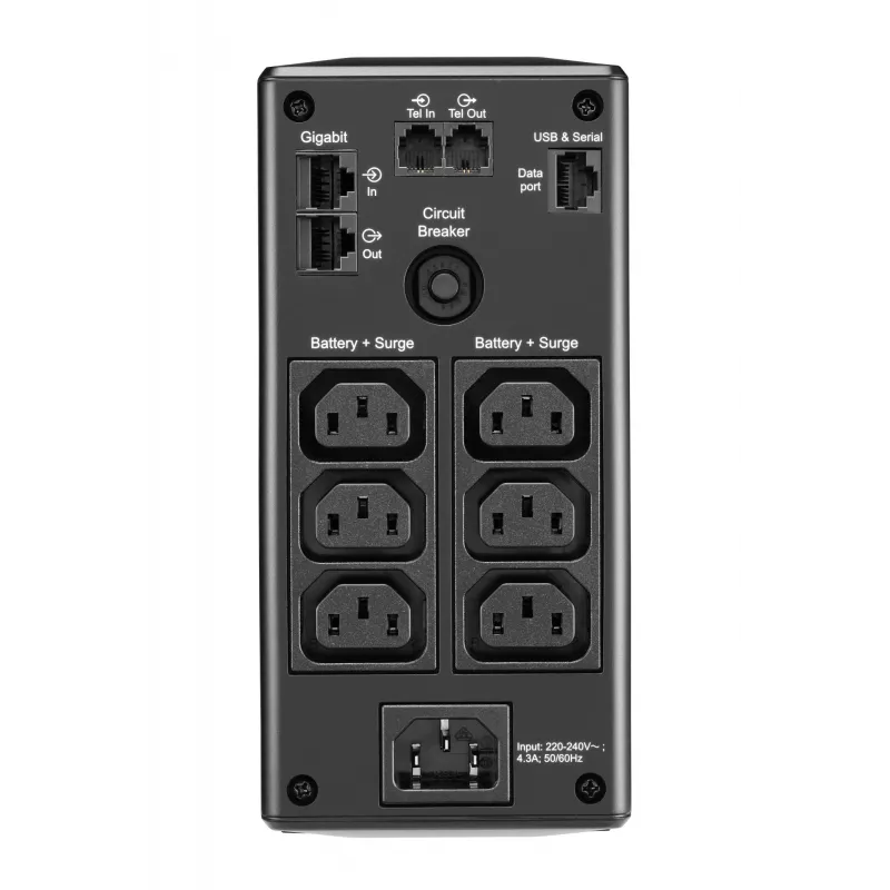 APC BR650MI katkematu toiteallikas (UPS) Line-Interactive 0.65 kVA 390 W 6 pistikupesa