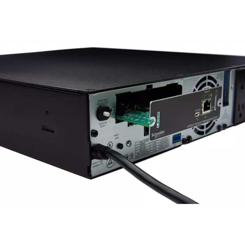 APC AP9640 Smart-UPS võrguhalduskaart (gen3), Võrguhalduskaart, SmartSlot, 12,1 mm, 11,4 mm, 38 mm, 80 g