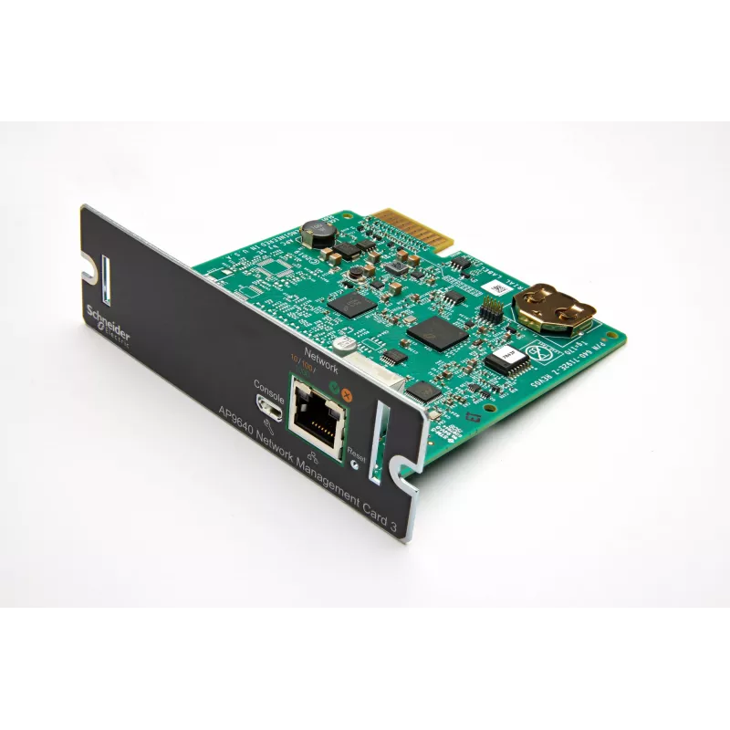 APC AP9640 Smart-UPS võrguhalduskaart (gen3), Võrguhalduskaart, SmartSlot, 12,1 mm, 11,4 mm, 38 mm, 80 g