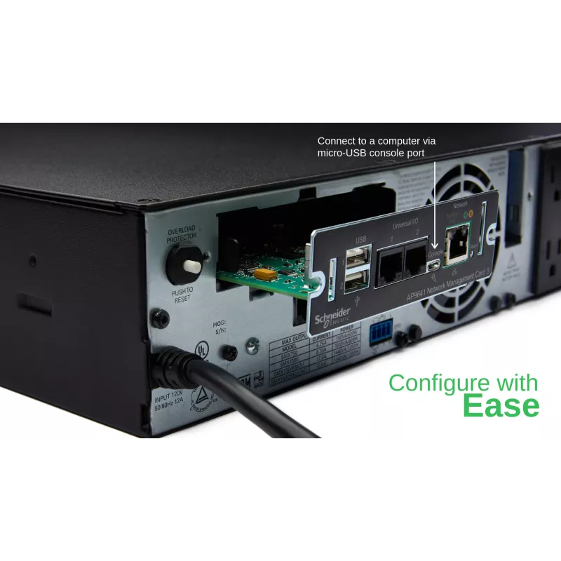 APC AP9641 Smart-UPS võrguhalduskaart (gen3) koos keskkonnaseirega
