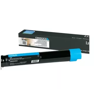 Tonerikassett Lexmark C950X2CG 20000 lehekülge Tsüaan