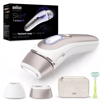 Braun Skin i-expert PL7147 Intense pulsed light (IPL) Rose gold, Valge