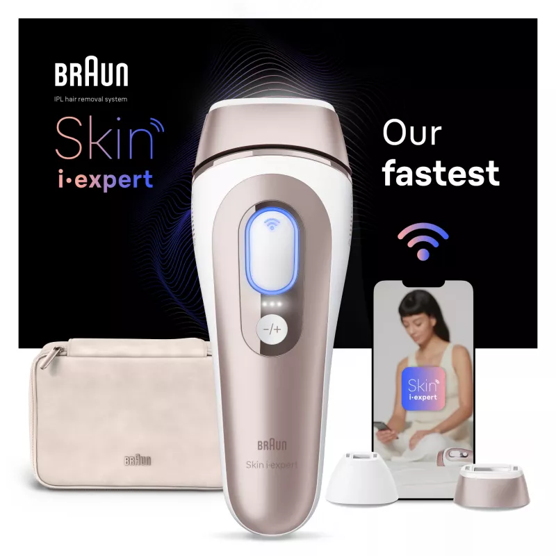 Braun Skin i-expert PL7147 Intense pulsed light (IPL) Rose gold, Valge