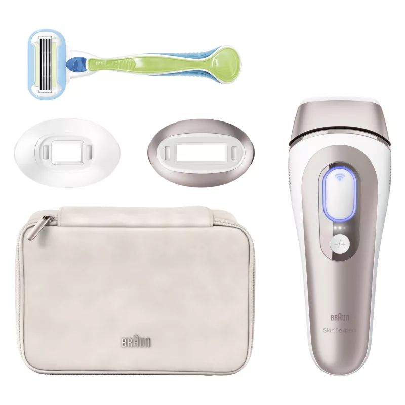 Braun Skin i-expert PL7147 Intense pulsed light (IPL) Rose gold, Valge