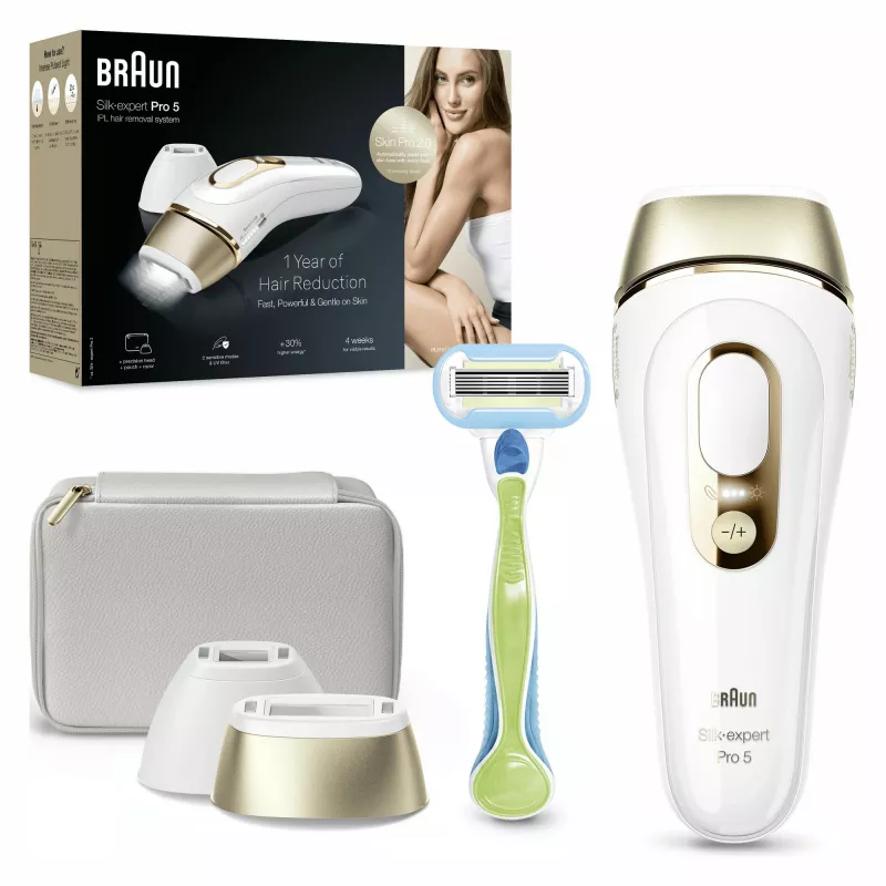 Braun PL5152 Intensiivne impulssvalgus (IPL) Kuldne, Valge