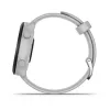 Nutikell GARMIN Forerunner 55 — 42 mm ümmargune spordikell, GPS/GLONASS/Galileo, 14-päevane aku, 5 ATM, valge silikoonrihm