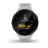 Nutikell GARMIN Forerunner 55 — 42 mm ümmargune spordikell, GPS/GLONASS/Galileo, 14-päevane aku, 5 ATM, valge silikoonrihm