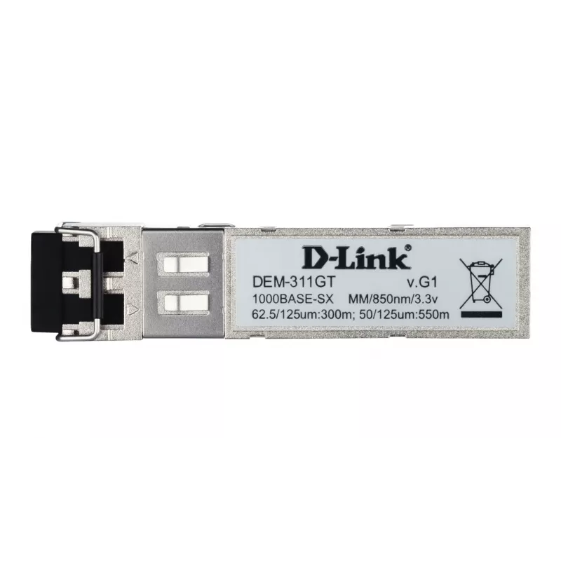 D-Link 1-pordiline mini-GBIC SFP 1000BaseSX-le, 550 m, kõigile