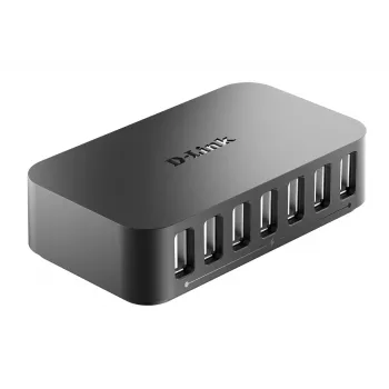D-Link 7-pordiline kiire USB 2.0 jaotur