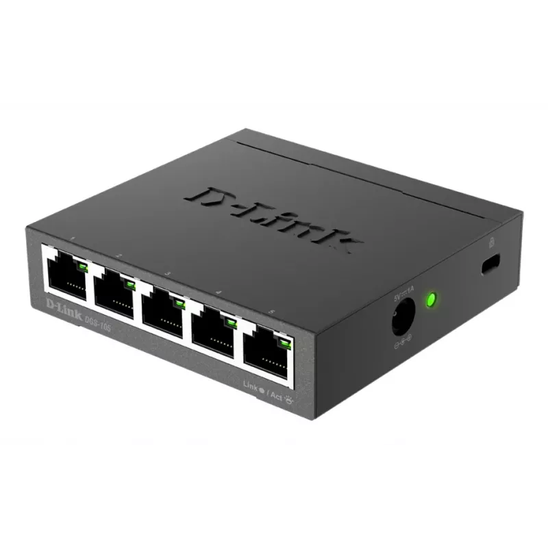D-Link DGS-105 Haldamatu L2 Gigabit Ethernet (10/100/1000) Must