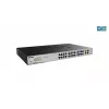 D-Link 24-portine laua-Gigabit-haldamata PoE-lüliti 2 x 100/1000Mbps kombopordiga