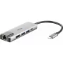 D-Link 5-in-1 USB-C jaotur HDMI/Etherneti ja toiteedastusega