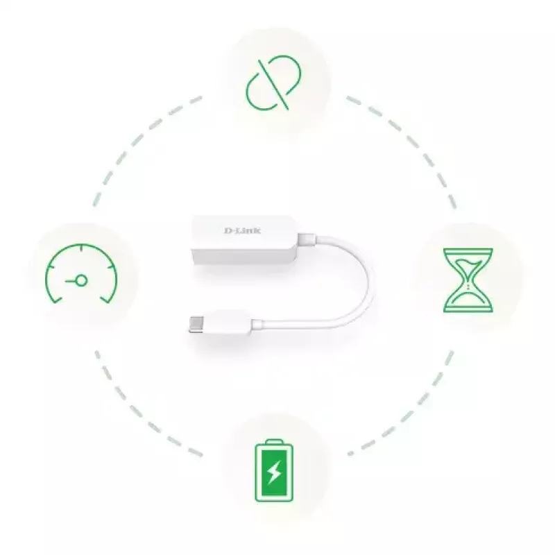 Ethernet-adapter D-Link DUB-E250 USB-C 2.5G