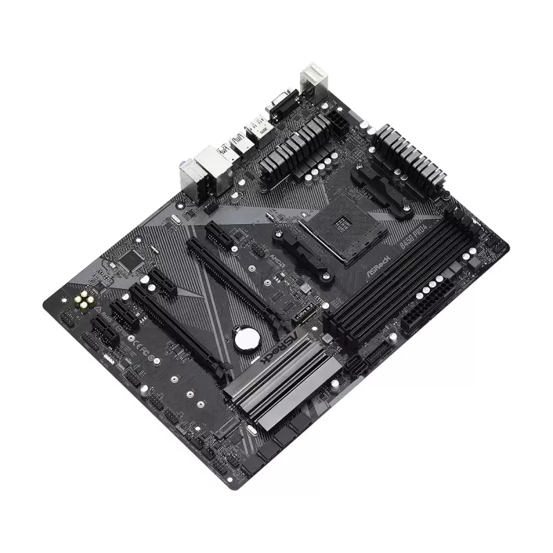 Emaplaat ASRock B450 PRO4 R2.0 AMD B450 Socket AM4 ATX