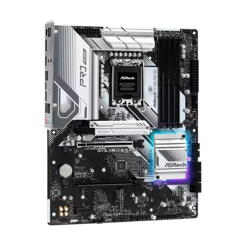 Emaplaat ASRock Z790 Pro RS — Intel Z790, LGA 1700, ATX, DDR5, 4 DIMM, 128GB, 2.5Gb LAN
