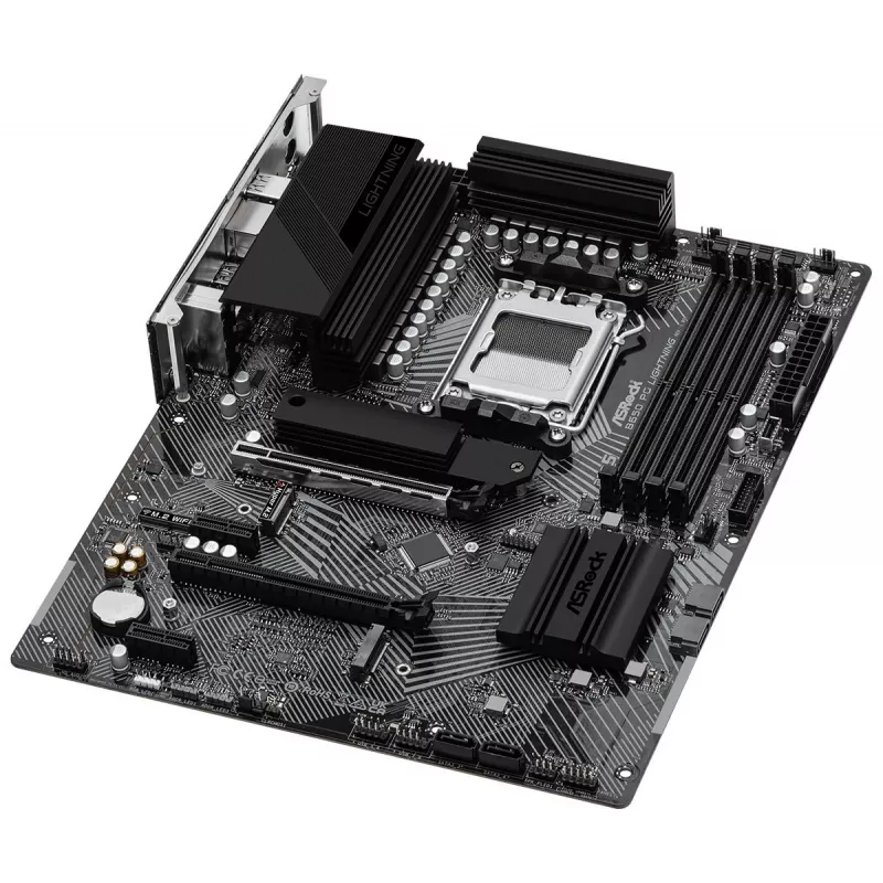ASRock emaplaat B650 PG Lightning AM5 AMD B650 USB 3.2 SATA 3 7.1ch HD Audio ATX