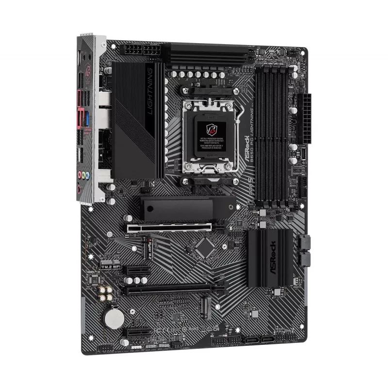 ASRock emaplaat B650 PG Lightning AM5 AMD B650 USB 3.2 SATA 3 7.1ch HD Audio ATX