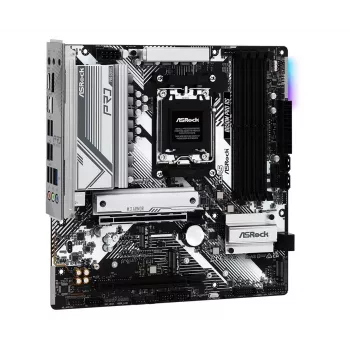 Emaplaat ASRock B650M Pro RS — AMD B650, pesa AM5, micro ATX, DDR5, 4x DIMM, 128 GB, 2.5Gb LAN, 1x M.2, HDMI, DP