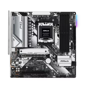Emaplaat ASRock B650M Pro RS — AMD B650, pesa AM5, micro ATX, DDR5, 4x DIMM, 128 GB, 2.5Gb LAN, 1x M.2, HDMI, DP