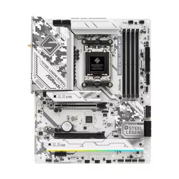 Emaplaat ASRock B650 Steel Legend WiFi — AMD B650, Socket AM5, ATX, DDR5, 4x DIMM, 192 GB, Wi‑Fi 6E, 2.5Gb LAN