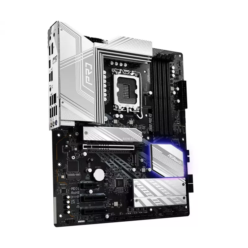 Emaplaat ASRock Z890 Pro RS — Intel Z890, LGA 1851, ATX, 4x DDR5 pesa, PCIe Gen5 x16, 2.5Gb LAN, Thunderbolt 4