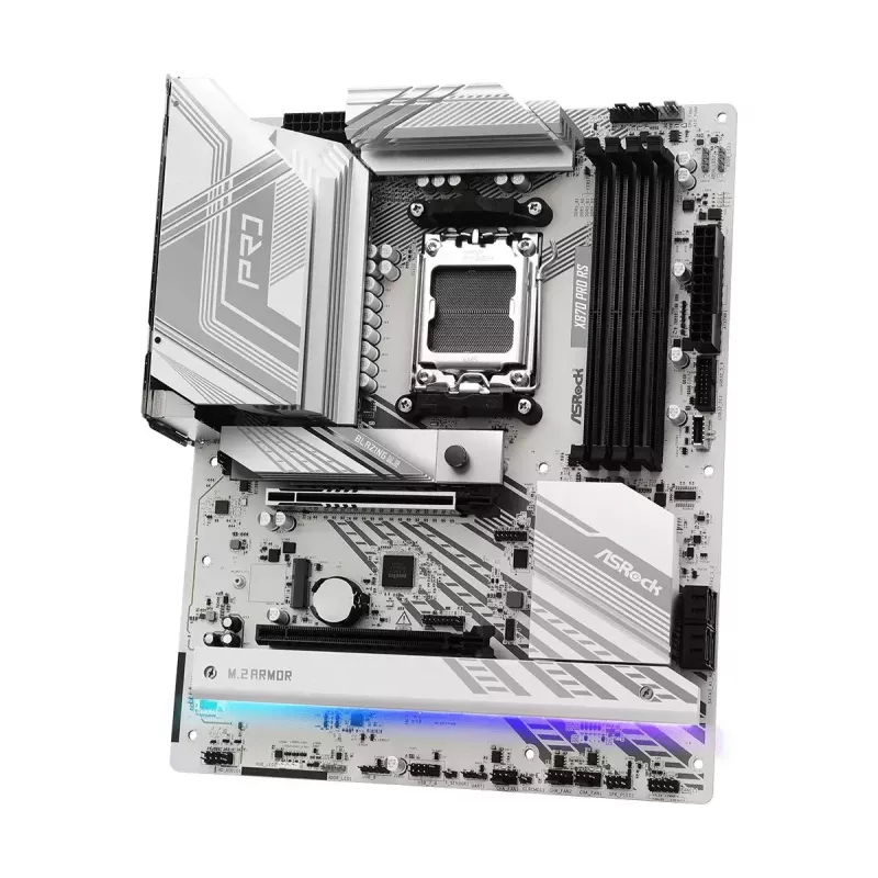 Emaplaat ASRock X870 PRO RS ATX AMD Socket AM5, DDR5, 4x DIMM, 256GB, PCIe Gen5 M.2, 2.5Gb LAN