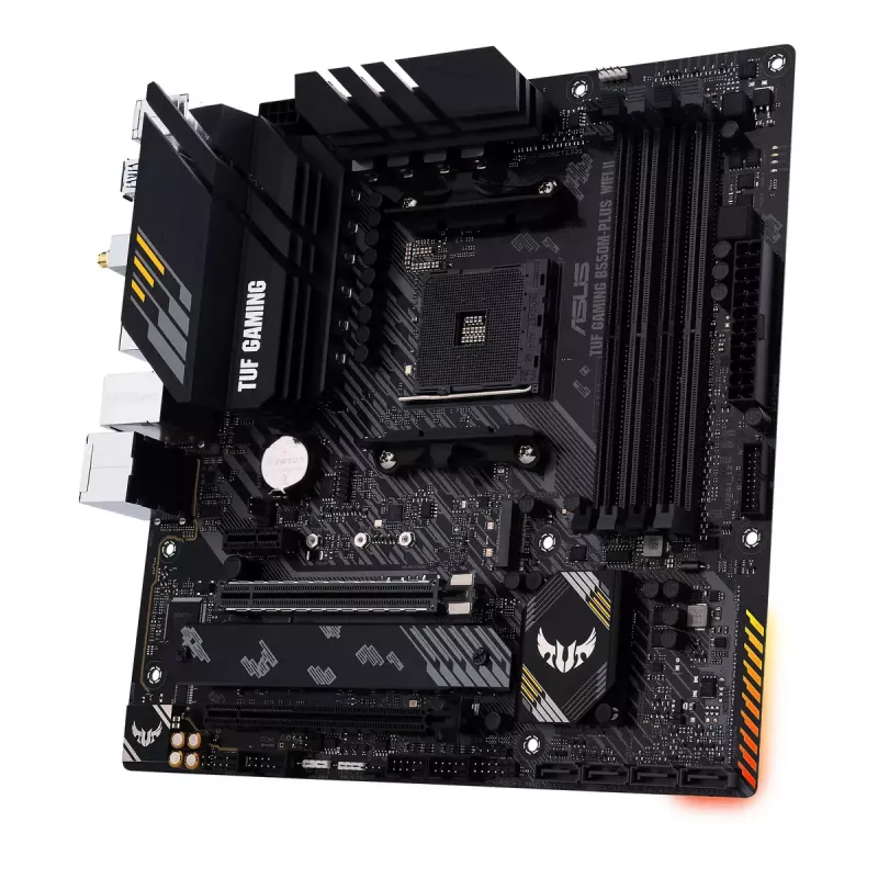 Emaplaat ASUS TUF GAMING B550M-PLUS WIFI II AMD B550 pesa AM4 micro ATX